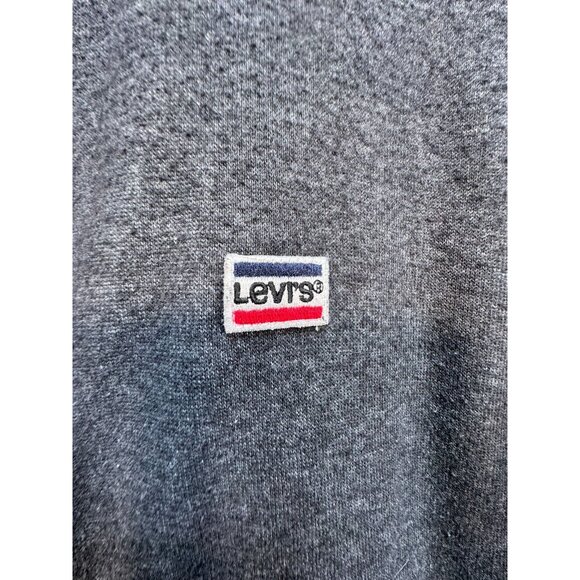 Levis Mens Sherpa Lined Full-Zip Hoodie Jacket Small Gray Warm Outerwear - Picture 3 of 14